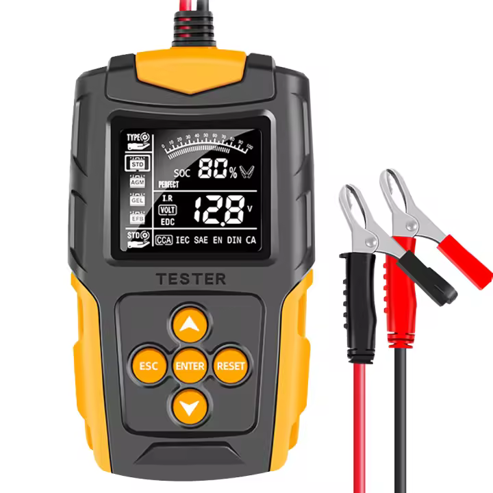 EAFC Universal Prueba De Batería Para Coche 12V 24V Con Pantalla LCD Scanner Diagnóstico De Carga Y Arranque Analizador De Batería - 1
