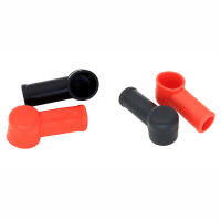 2pcs Cubierta De Terminal Negativa Y Positiva Para Batería De Coche Y Motocicleta Capa De Protección Aislante Accesorios De Reemplazo - details 0