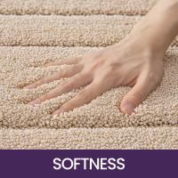 Alfombra de Baño Antideslizante,Alfombra Baño Microfibra,Alfombrilla de baño Lavable a Máquina,Súper Absorbente,Ultra Suave (40 x 60 cm,Beige) - details 1