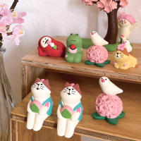Nueva Adorno Japonés De Rana Para Escritorio Decoración De Hogar En Resina Artesanal Gato Bonito Adorno Para Bonsái - details 14