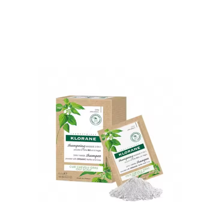 Klorane mascarilla ortiga en polvo 8x3gr - 1