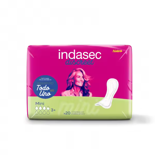 Indasec discreet mini 20 unidades 237990 INDASEC - 1