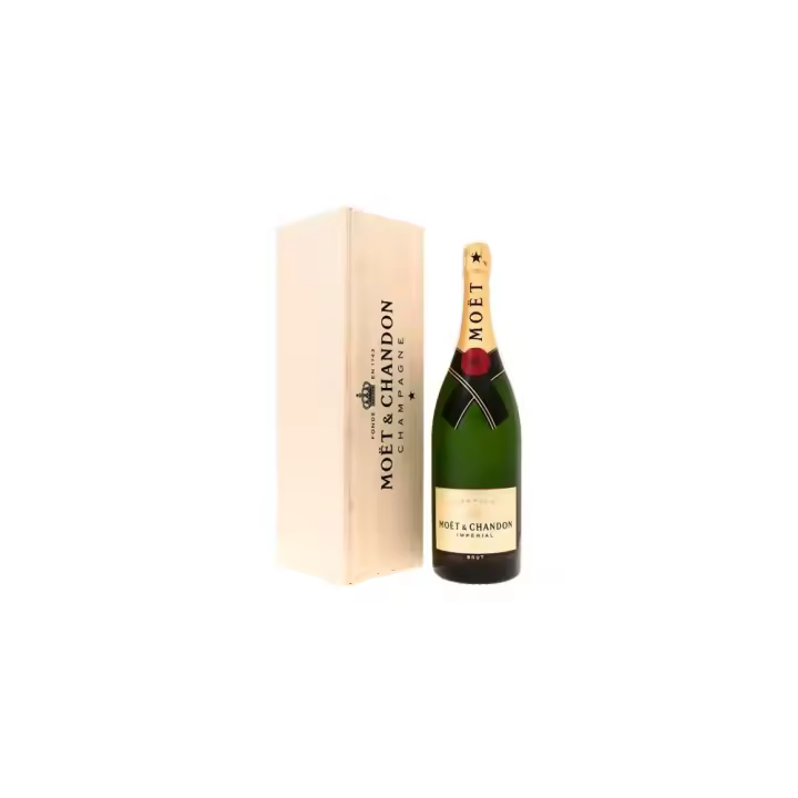 Moët & Chandon Brut Impérial Salmanazar Caja madera  Francia Champagne 900 cl. 12.0º - 1