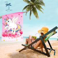 Toalla De Playa Unicorno Arcoíris Para Niños Y Niñas Microfibra Absorbente Ligera Y Rápida Secado Toalla De Piscina Perfecta - details 5