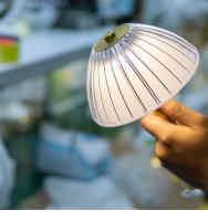 Lámpara De Mesa LED Táctil Recargable Luz De Lectura Retro Sin Cable Nórdica Para Estudio Dormitorio Escritorio Barra Hogar - details 5
