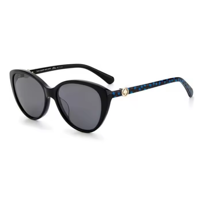Gafas de Sol VISALIA/G/S, Marca Kate Spade, Forma Ojo De Gato/Mariposa, Color Negro, Talla 55, Para Mujer - 1