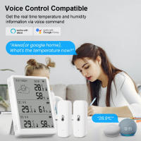 Kit De Termohigrómetro Inteligente Tuya WiFi Con Alerta De App Y 433MHz Sensor De Temperatura Y Humedad Para Gateway Wi-Fi 2.4GHz Y 433MHz - details 7