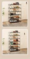 Gancho Para Zapatos De 6/7 Niveles Plegable Y Espacioso En Negro Para Guardar Ropa En Entradas Pasillos Y Armarios - details 1