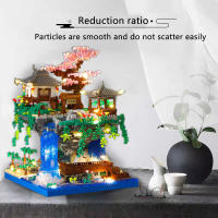 Juguetes De Construcción De Bloques Micro Partícula Pezón Para Niños Juego De Rompecabezas De Lago De Cerezo Desafío Alto Material Plástico - details 3