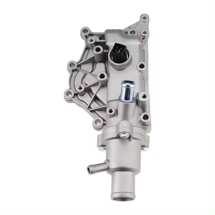 Carcasa de termostato de aluminio, tubería de agua, salida de refrigerante para Renault Megane, Clio, Laguna, Scenic - 1