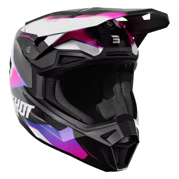 Shot Casco Off-road Lite Astral Negro Adulto - 1
