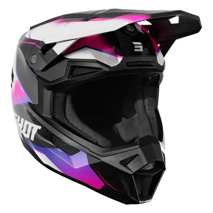 Shot Casco Off-road Lite Astral Negro Adulto - 1