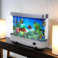 Lámpara Decorativa De Acuario Tropical Artificial Luz Nocturna De Ambiente Oceánico Sensory Mesa Iluminación De Ambiente - details 0