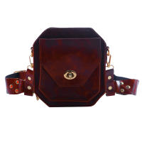 Bolso Pequeño Cuadrado PU Para Mujer Bolsa De Cintura Estilo Medieval Caballero Personalidad Accesorio De Motocicleta Bolsa Lateral - details 12