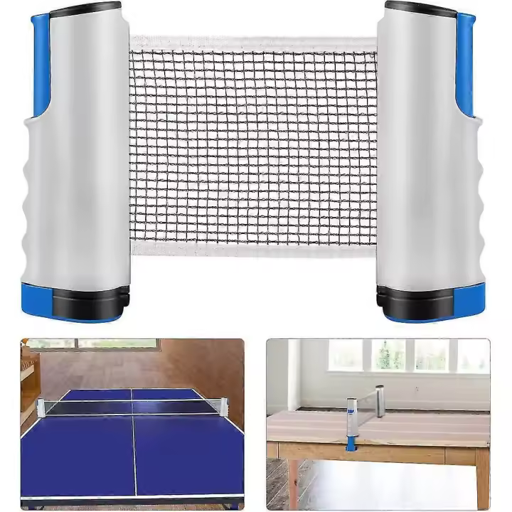 Redes de Tenis de Mesa, red retráctil ajustable, Red de repuesto para ping pong, Móvil - 1