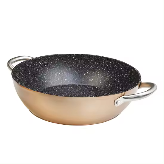 Wecook Cazuela Profesional de Aluminio Forjado con Base de Inducción - 24 Cm - 1