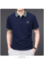 Camisa Polo Para Hombre Con Bordado De Oso Cartoon Manga Corta Estilo Casual Transpirable Para Verano 2024 Comodidad Y Brevedad - details 28