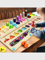 Juego De Puzzle Magnético De Colores Y Números Tablero De Laberinto De Madera Para Niños Montessori Desarrollo De Habilidades Motoras Finas - details 6