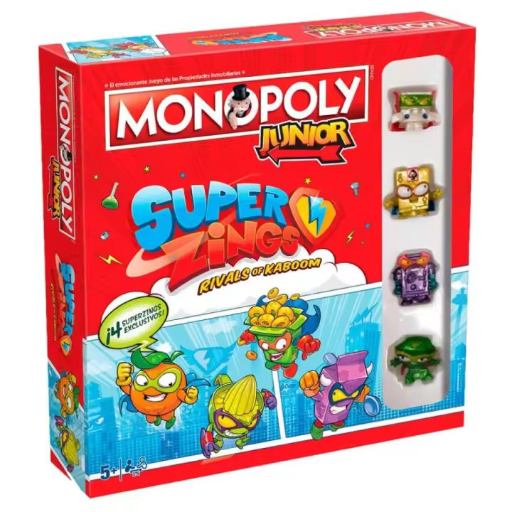Superthings Juego De Mesa Monopoly Junior Super Zings - 1