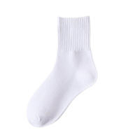 Calcetines Deportivos Para Niños Y Niñas 5 Pares Cómodos Y Transpirables En Blanco Y Negro Para Todo El Año - details 3