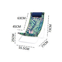 UD - Silla de Playa Plegable de Acero y Tela Oxford – Soporta 110 kg – Medidas 55x77x73 cm | Ligera, Resistente y Portátil - details 1
