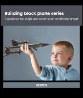 Modelo De Avión SR-71 Blackbird Juguete De Combate Espacial Para Niños Set De Bloques De Construcción DIY 183 Piezas - details 1