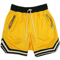 Shorts De Fitness Para Hombre Verano Gimnasio Baloncesto Deportes Entrenamiento Correr Secado Rápido Pantalones Cortos De Correr Con Bolsillos Cierre De Cremallera - details 2