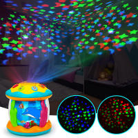 Proyector giratorio de luz del océano para bebés de 1 a 3 años, Juguete Musical Montessori sensorial educativo para niños pequeños, regalos - details 1