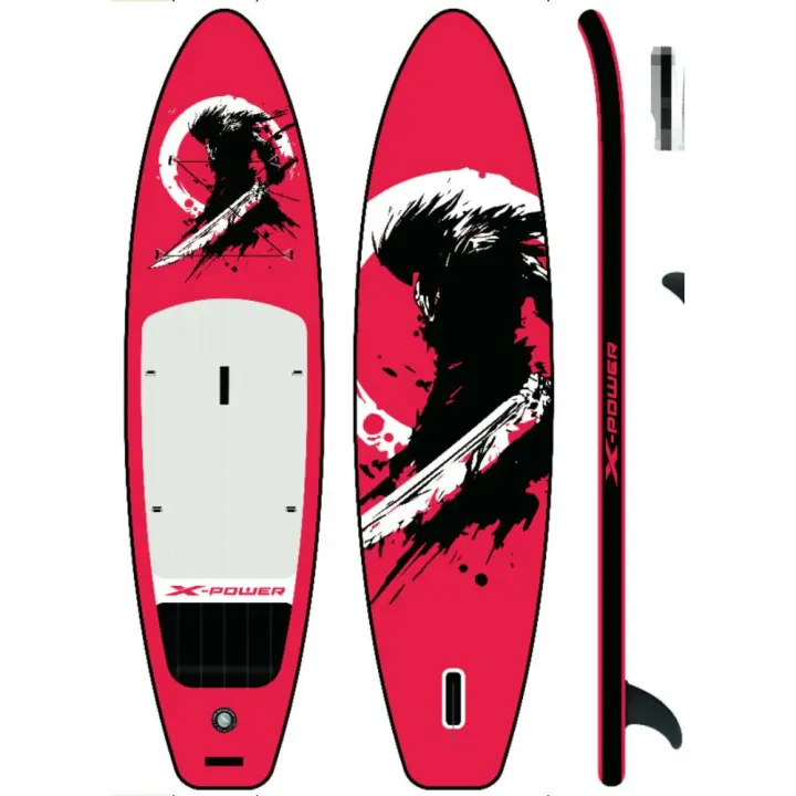 X-Power Wave - Kit Tabla de Paddle Surf 335 x 84 x 15 cm, con hinchador, remo ajustable, mochila y kit de reparación - 1