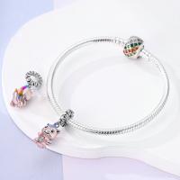 Encantos De Cocodrilo Plateado En Plata Con Dibujo Colorido Encantos Colgantes Para Pulseras Y Collares Joyería DIY - details 33