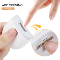Cortauñas Eléctrico Automático Con Luz Trimmer De Uñas Para Adultos Y Bebés Cortador De Uñas Y Pies Con Pulidora De Uñas - details 6