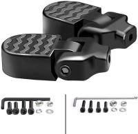 Pareja De Pedales Traseros Para Bicicleta Mini Plegables De Aluminio Antideslizantes Con Suelo Rápido Para BMX Ciclismo De Montaña Vehículos De Cruce Y Niños - details 0