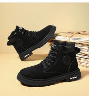 Botas De Tobillo Para Hombre Botines Retro De Trabajo Impermeables De Cuero Alta Calidad Chelsea Botas De Otoño Invierno Con Suela De Goma Talla Fija - details 15