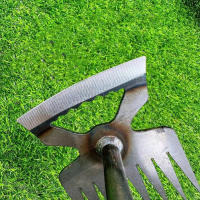 Herramienta De Jardinería 2 En 1 Rascador De Malezas Y Shovel Remover De Malezas Con 5/6/11 Dientes Para Jardín Yerba Herramienta De Tierra Suave - details 7