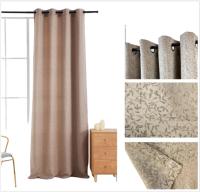 Cortina de Jacquard poliéster con estampado de ramitas.150x260cm,decoracion del hogar,oficina. - details 4