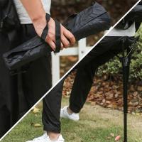 Adjustable Telescopic Folding Stool Portable Single Leg High Chair Tall Slacker Chair for Outdoor Camping Walking - details 2