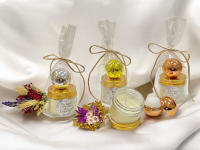 Pack de 10 Velas Aromáticas con Bálsamo de Labios en Bolsa de Regalo - Regalos para Invitados de Boda, comuniones, bautizos, aniversarios, cumpleaños - details 6