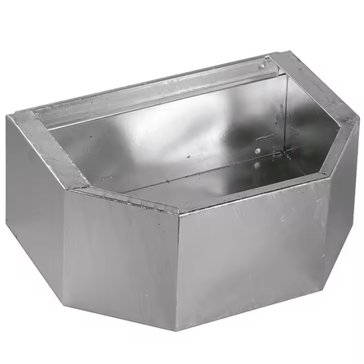 Suinga Comedero Caballos Galvanizado 8 Litros 50x37x21 Cm - 1