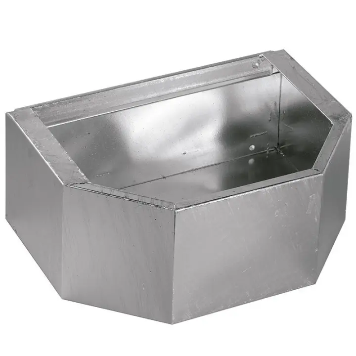 Suinga Comedero Caballos Galvanizado 8 Litros 50x37x21 Cm - 1