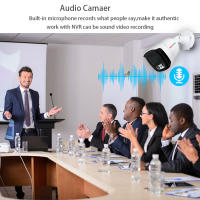 Cámara De Seguridad CCTV IP66 Impermeable Con Visión Nocturna HD 4K 8MP 5MP 4MP POE 48V DC 12V Opción Para Vigilancia De Calle Y Exterior - details 4