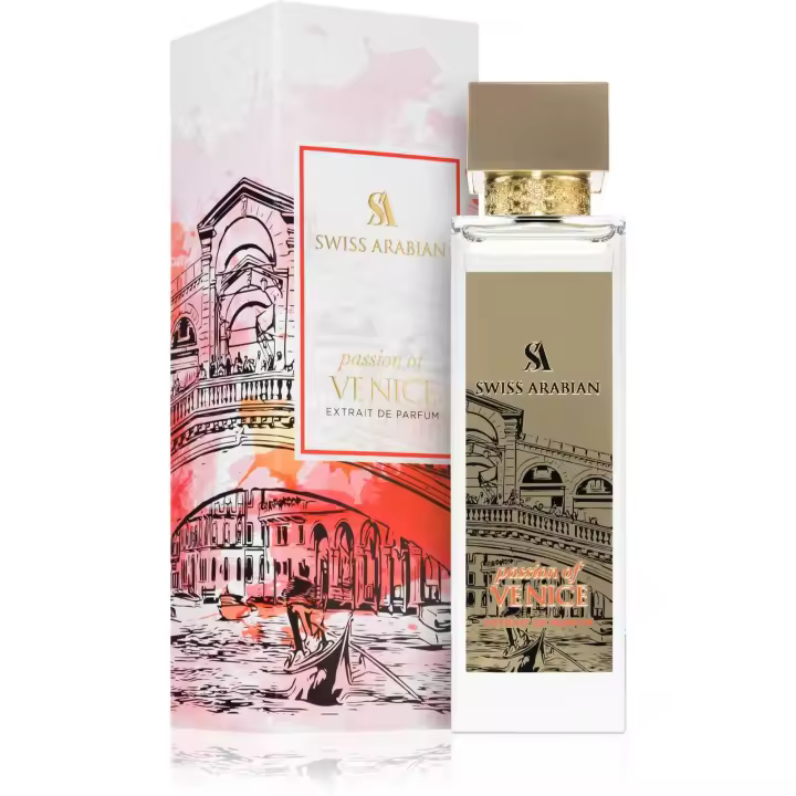 Passion of Venice 100ml - Extrait de Parfum - Swiss Arabian - Fragancia Unisex - Familia olfativa Almizcle Floral Amaderado - 1