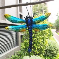 Esculturas De Libélula De Hierro Artesanal Colgantes Para Pared Decoración Creativa Para Jardín Y Hogar Artículos De Jardinería - details 7