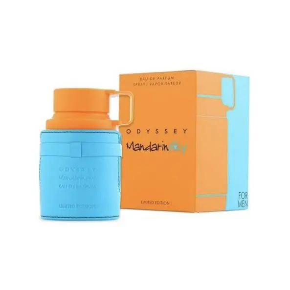 Perfume Árabe 100% Original ARMAF Odyssey Mandarin Sky EDP 100ml – Exclusiva Fragancia Amaderada y Cítrica para Hombres, Con Notas Vibrantes de Mandarina y Ámbar, Larga Duración y Presentación de Lujo Para el Hombre Sofisticado Que Busca Elegancia y Dist - 1