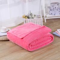 Manta De Flanela Para Camas Invierno 230Gsm Azul Sólido Suave Cálida Delgada Coral Fleece Cobija De Sofa Falso Pelo Escocés - details 24