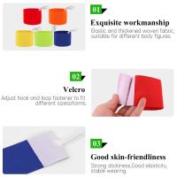 10PCS Armbands De Fútbol Para Capitanes Adultos Con Diseño Antideslizante Y Velcro Para Entrenamiento Y Partidos - details 4