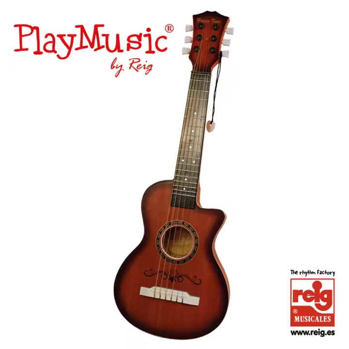 Guitarra 6 Cuerdas 59 Cm Acústica Plástico (Reig 7085) - 1
