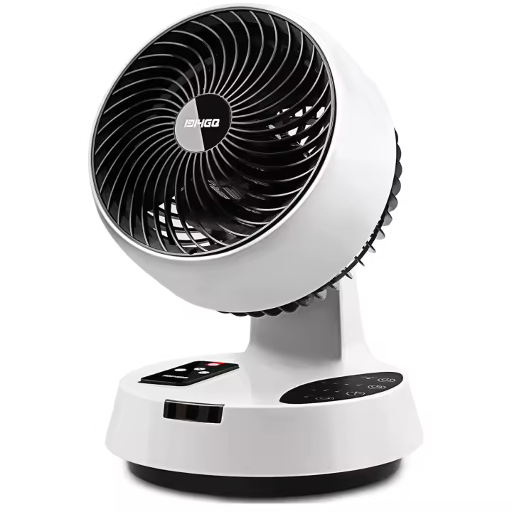 Ventilador de Mesa,Ventilador de Escritorio con Control Remoto y Temporizador,Ventilador Silencioso de Oscilación Circulador de Aire Ventilador de Sobremesa con 3 Velocidades para Hogar,Oficina - 1
