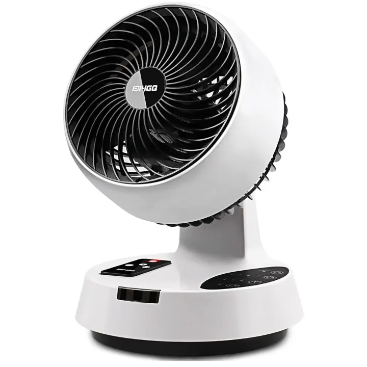 Ventilador de Mesa,Ventilador de Escritorio con Control Remoto y Temporizador,Ventilador Silencioso de Oscilación Circulador de Aire Ventilador de Sobremesa con 3 Velocidades para Hogar,Oficina - 1