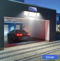 Lámpara Solar Exterior IP65 800lm Con Control Remoto Y 4 Cabezas Luz De Calle Solar Para Exterior 247 LED Resistente Al Agua Y Al Sol - details 12