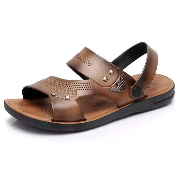 Sandalias De Playa Para Hombre Verano 2025 Transpirables Antideslizantes Casual No Slip Zapatillas Para Oficina Y Caminar - 1